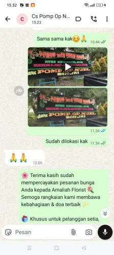 Testimonial Papan Bunga ungaran